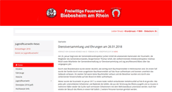 Desktop Screenshot of feuerwehr-biebesheim.de