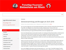 Tablet Screenshot of feuerwehr-biebesheim.de